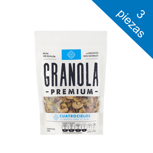3 Granolas Premium (250g c/u)